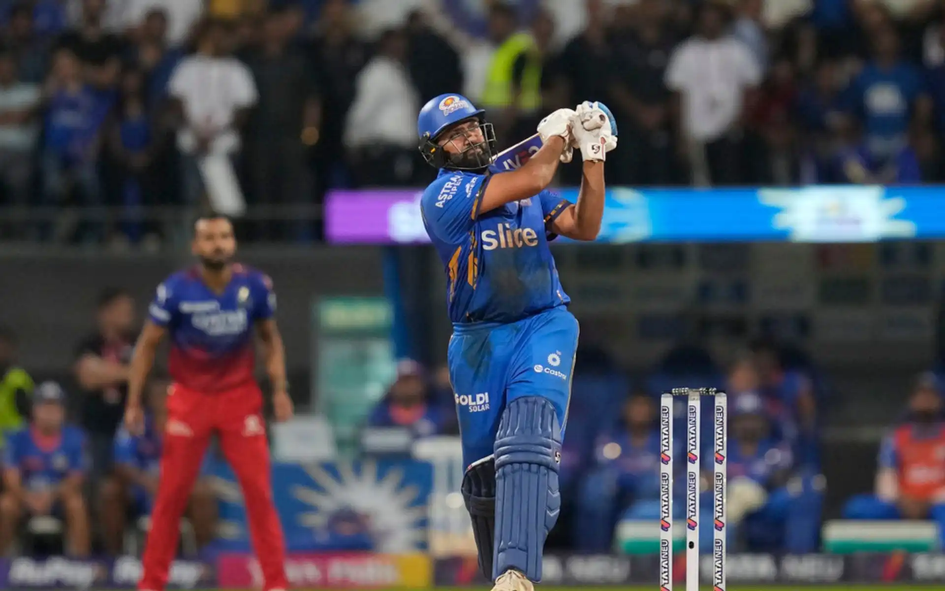 Rohit is the 2nd top=scorer of MI in IPL 2024 (AP Photo)