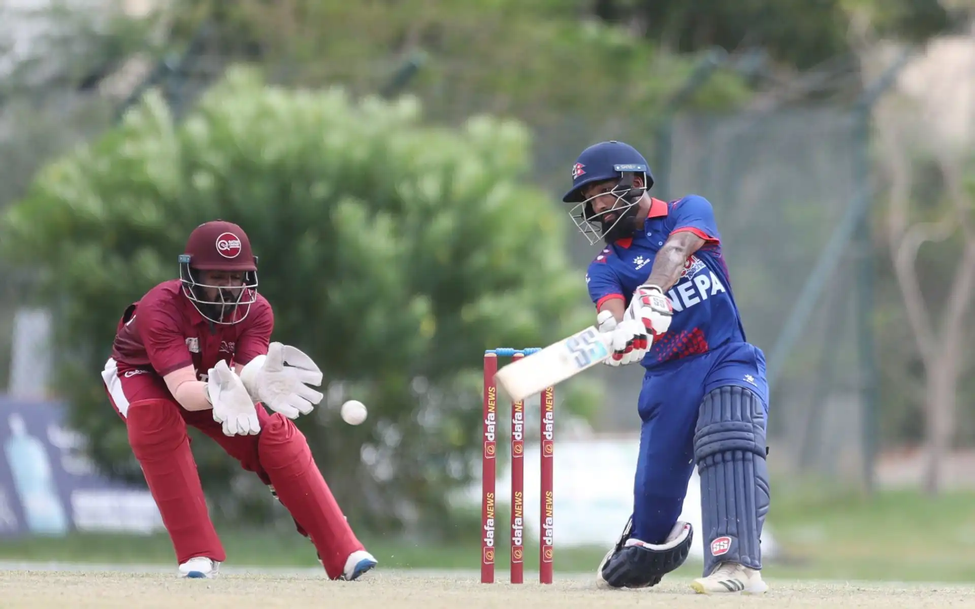 Nepal finisher Dipendra Singh Airee scripts history vs Qatar (X.com)