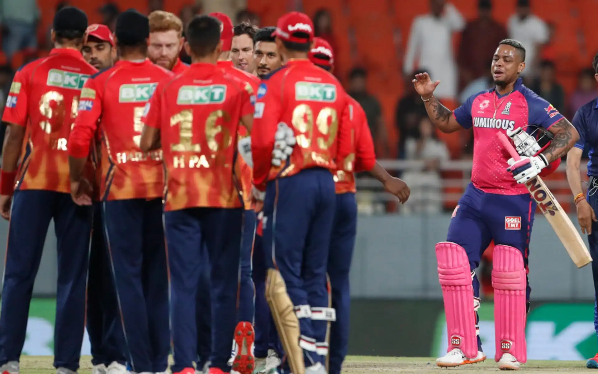 Hetmyer played a brilliant hand 27 off 10 (AP Photo)