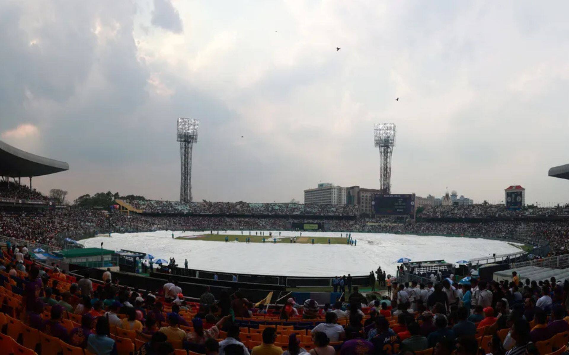 Eden Gardens weather report (X.com)