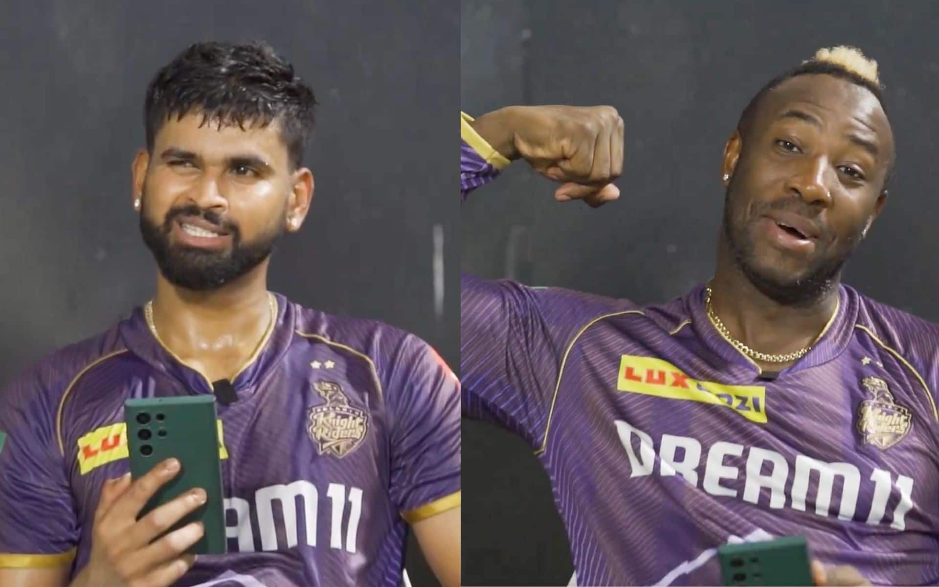 Shreyas Iyer, Andre Russell answers to fun google questions ahead of LSG IPL 2024 clash (X.com)