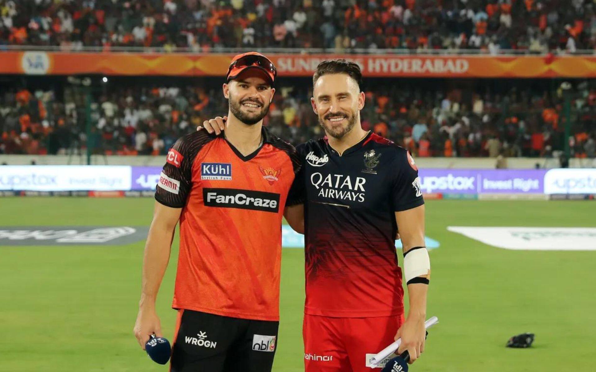 Aiden Markram and Faf du Plessis during IPL 2023 Toss [iplt20.com]