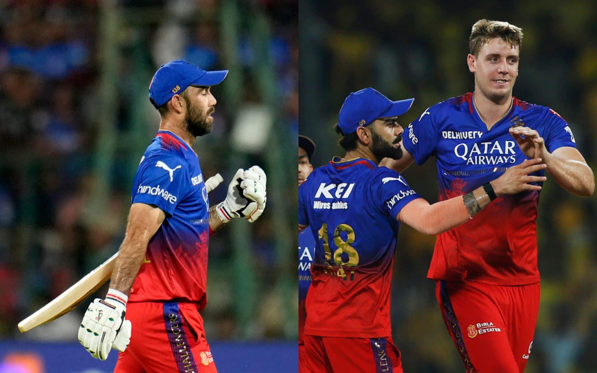 Maxwell and Green have both under-performed in the IPL 2024 thus far (AP)