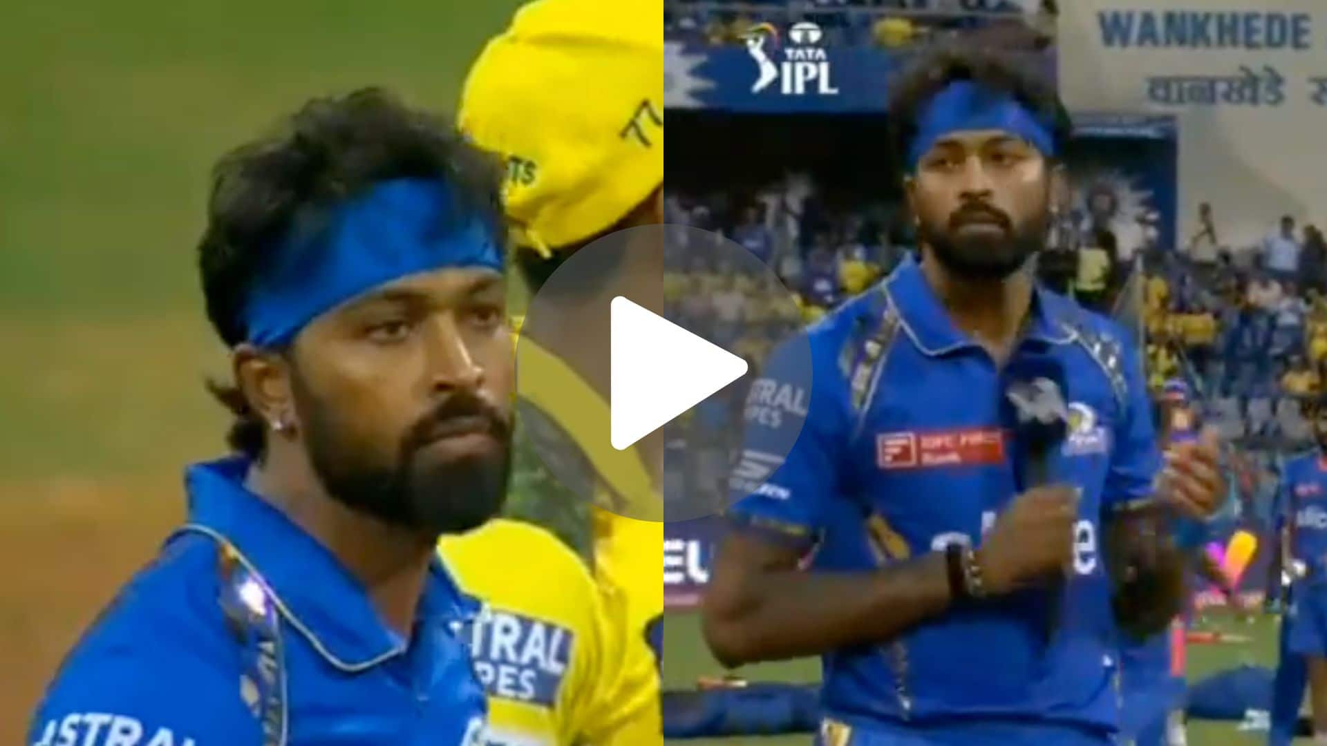 [Watch] 'Rohit..Rohit..,' Hardik Pandya Booed As He Comes Out For Toss In MI vs CSK