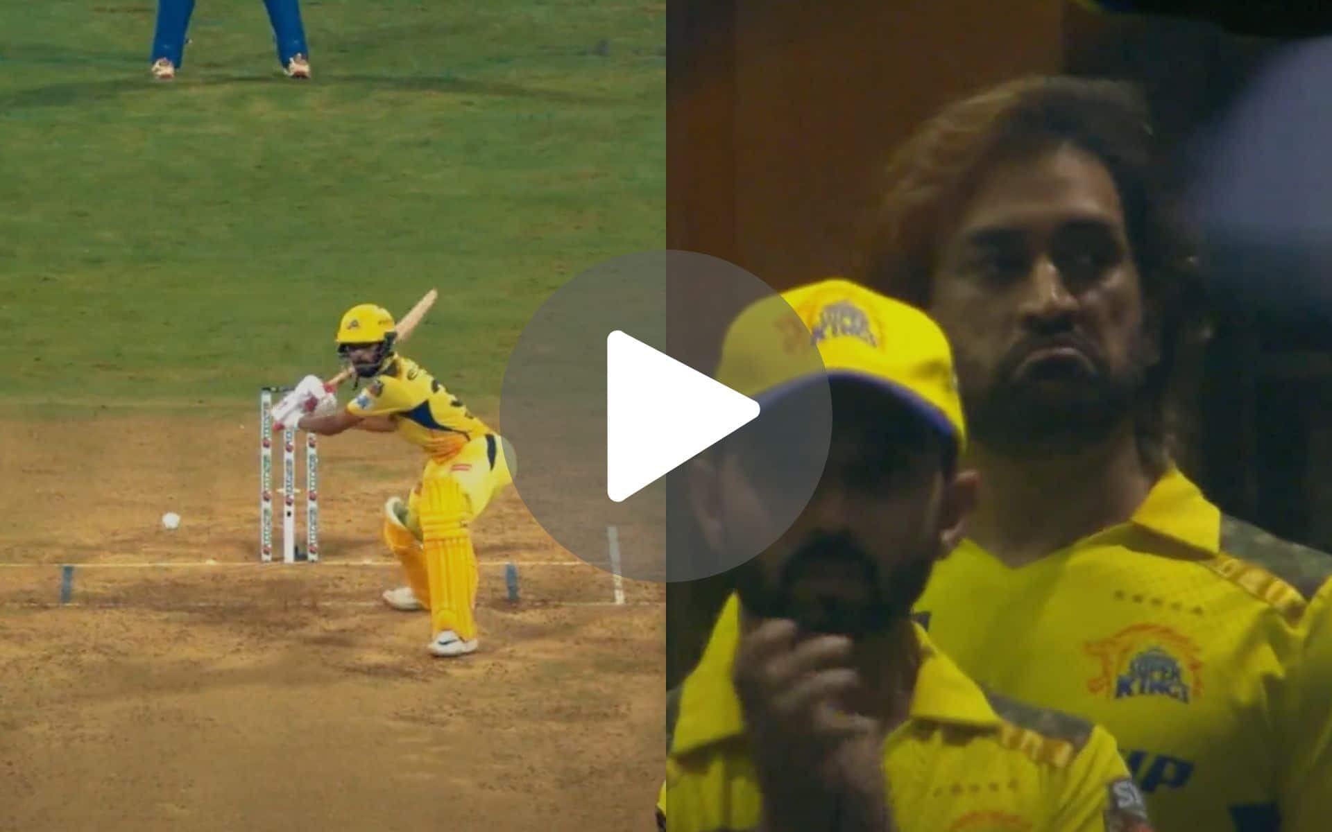 [Watch] MS Dhoni Gives 'Priceless Reaction' To Laud Ruturaj Gaikwad’s One-Of-A-Kind Six