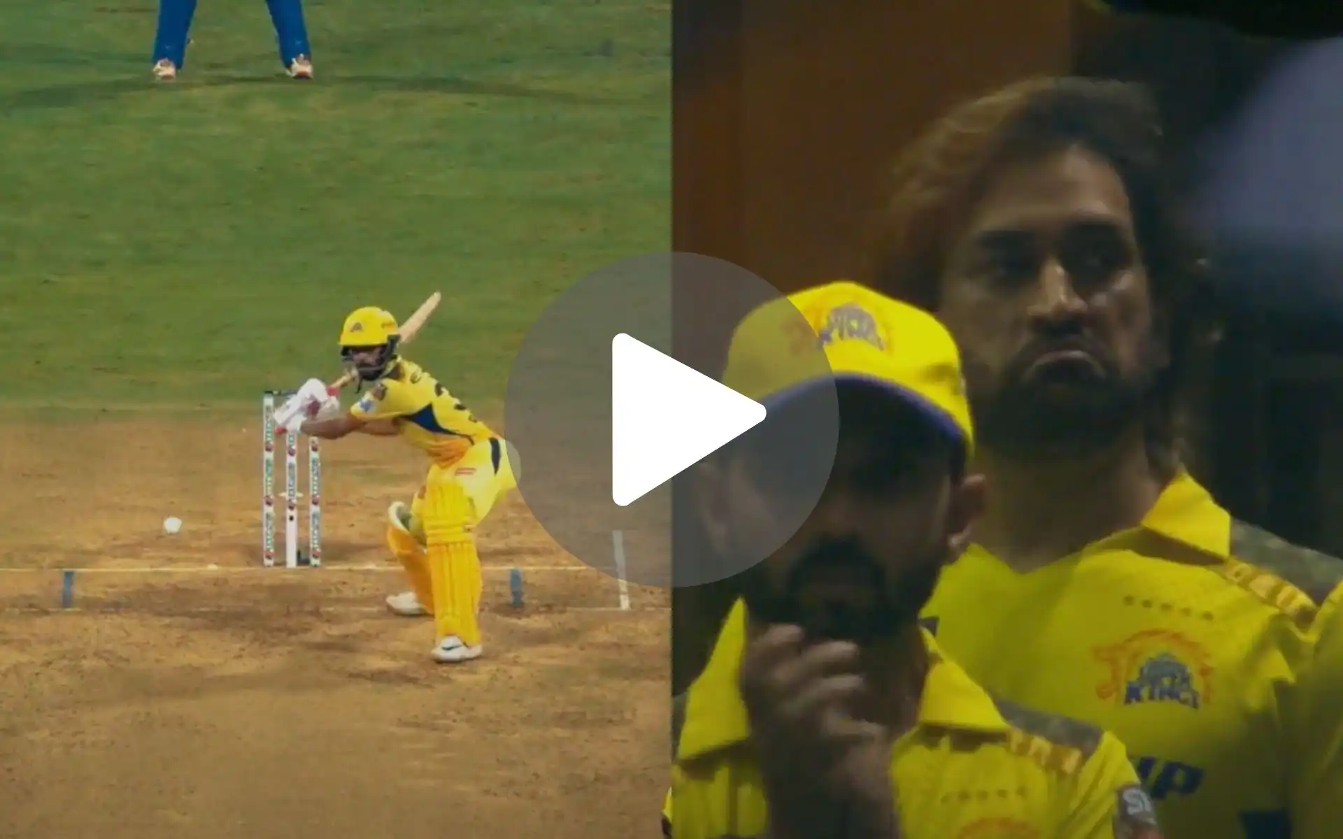 [Watch] MS Dhoni Gives 'Priceless Reaction' To Laud Ruturaj Gaikwad’s One-Of-A-Kind Six