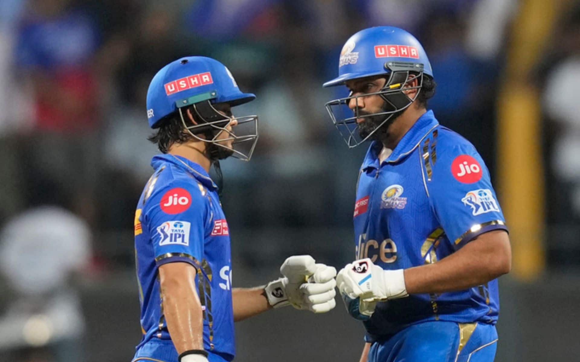 Rohit Sharma & Ishan Kishan added 70 runs vs CSK (AP)