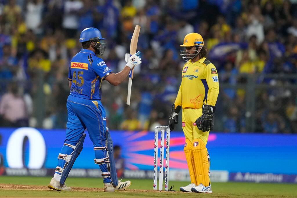 Rohit Sharma slams century vs CSK in IPL 2024 (AP)