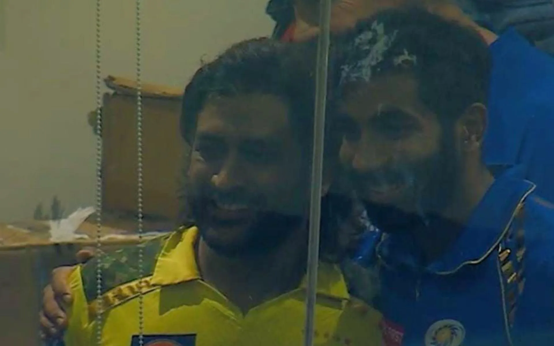 Bumrah & Dhoni after MI vs CSK (X.com)