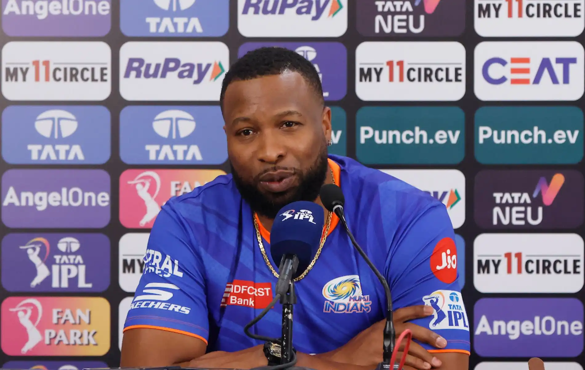 Kieron Pollard is the batting coach of Mumbai Indians (X)