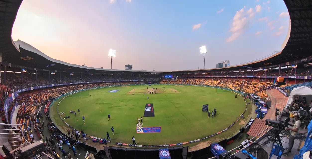 Chinnaswamy stadium in Bengaluru [iplt20]
