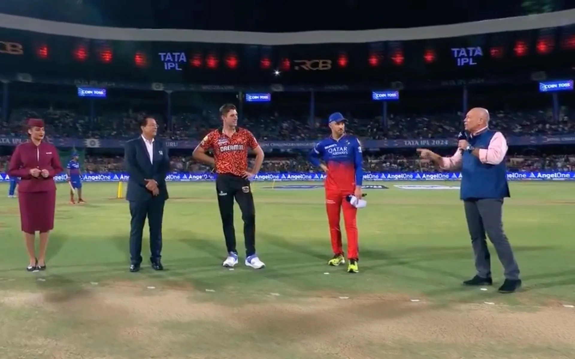 Faf du Plessis and Pat Cummins are at the toss (X.com)