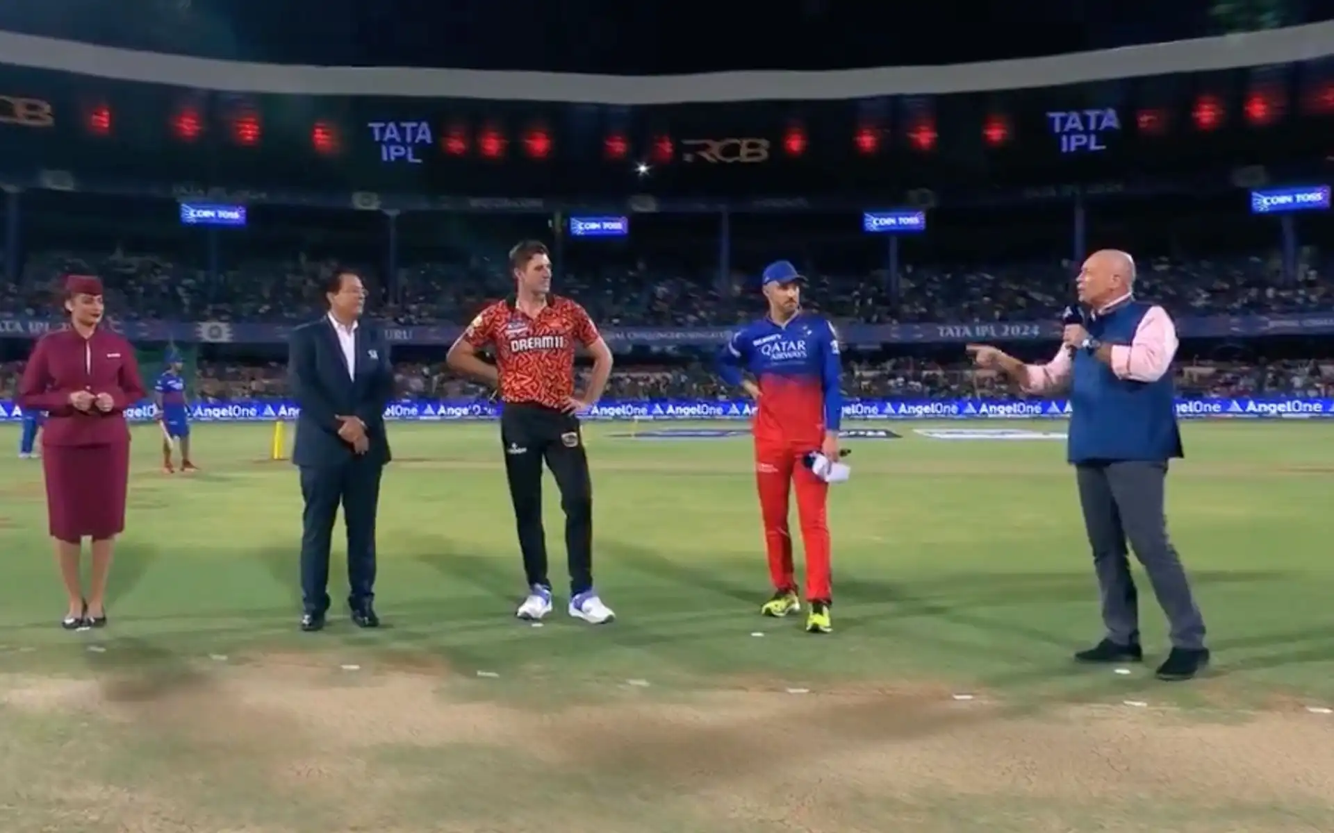 Faf du Plessis and Pat Cummins are at the toss (X.com)