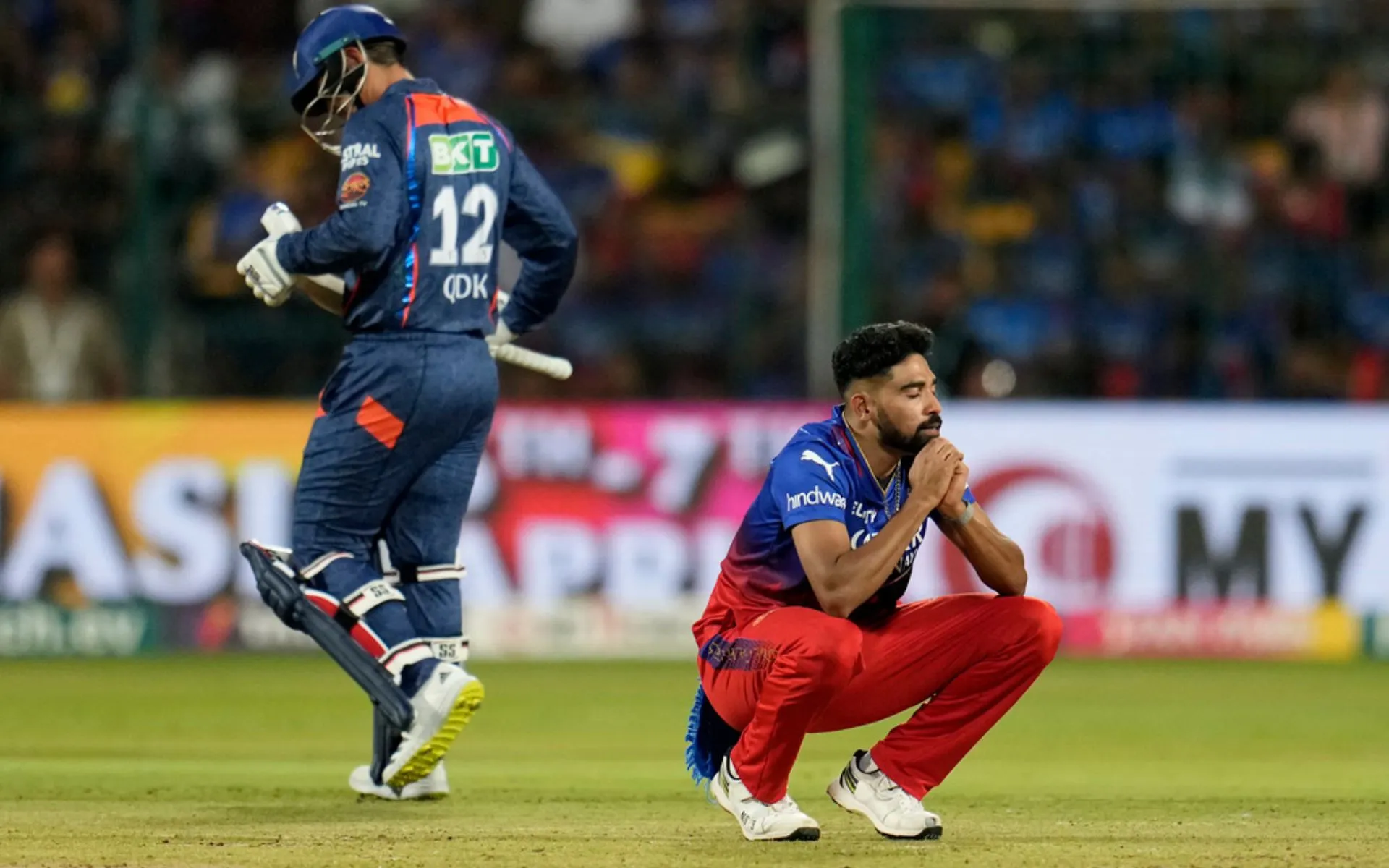 Siraj is missing from RCB's Playing XI vs SRH (AP)