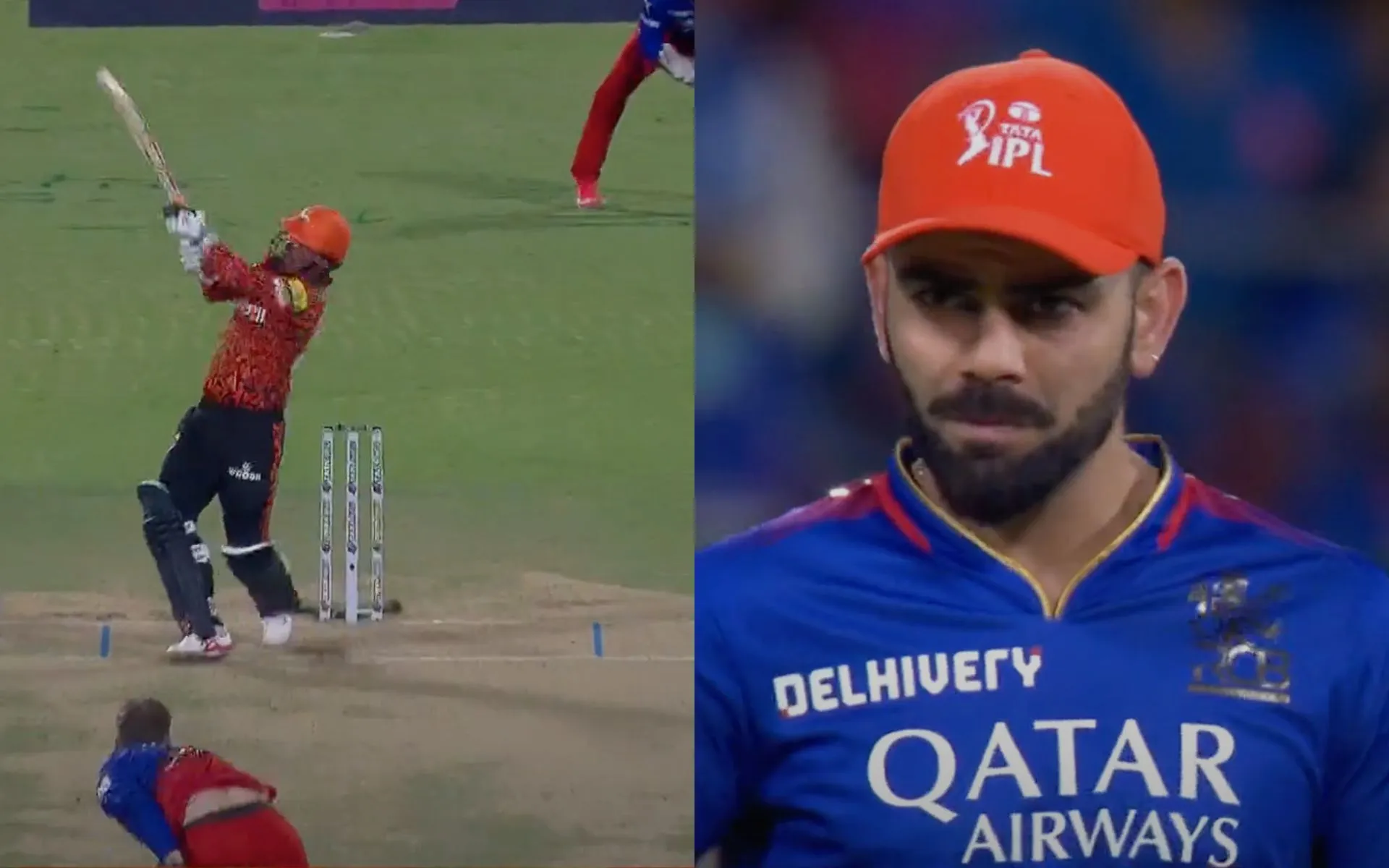 Kohli's reaction after Head's double six vs Ferguson (X.com)