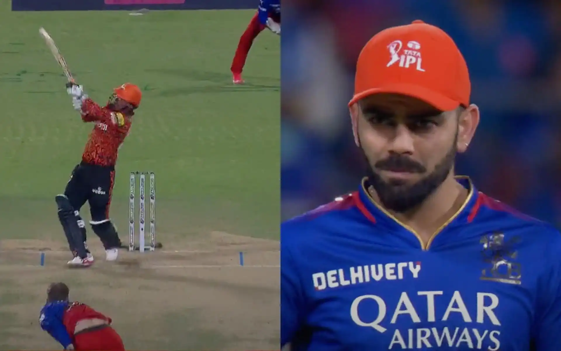 Kohli's reaction after Head's double six vs Ferguson (X.com)