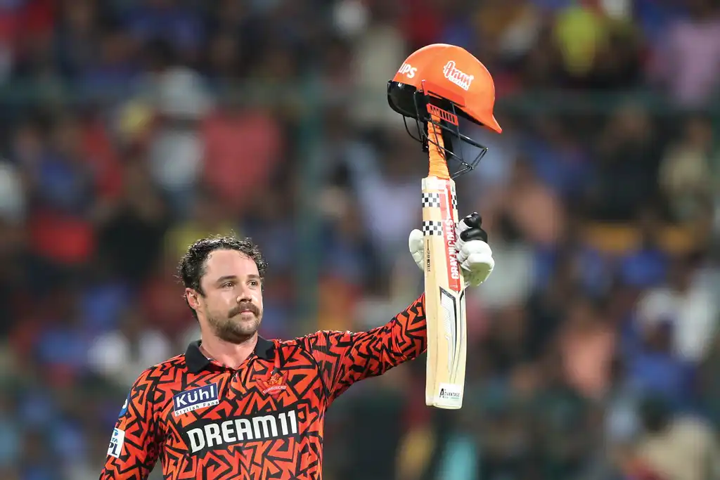 Travis Head in action against RCB in IPL 2024 (AP)