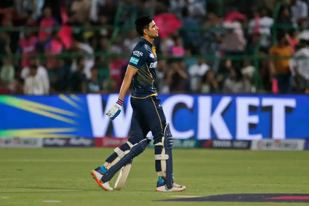 Shubman Gill walking off during IPL 2024 (AP)