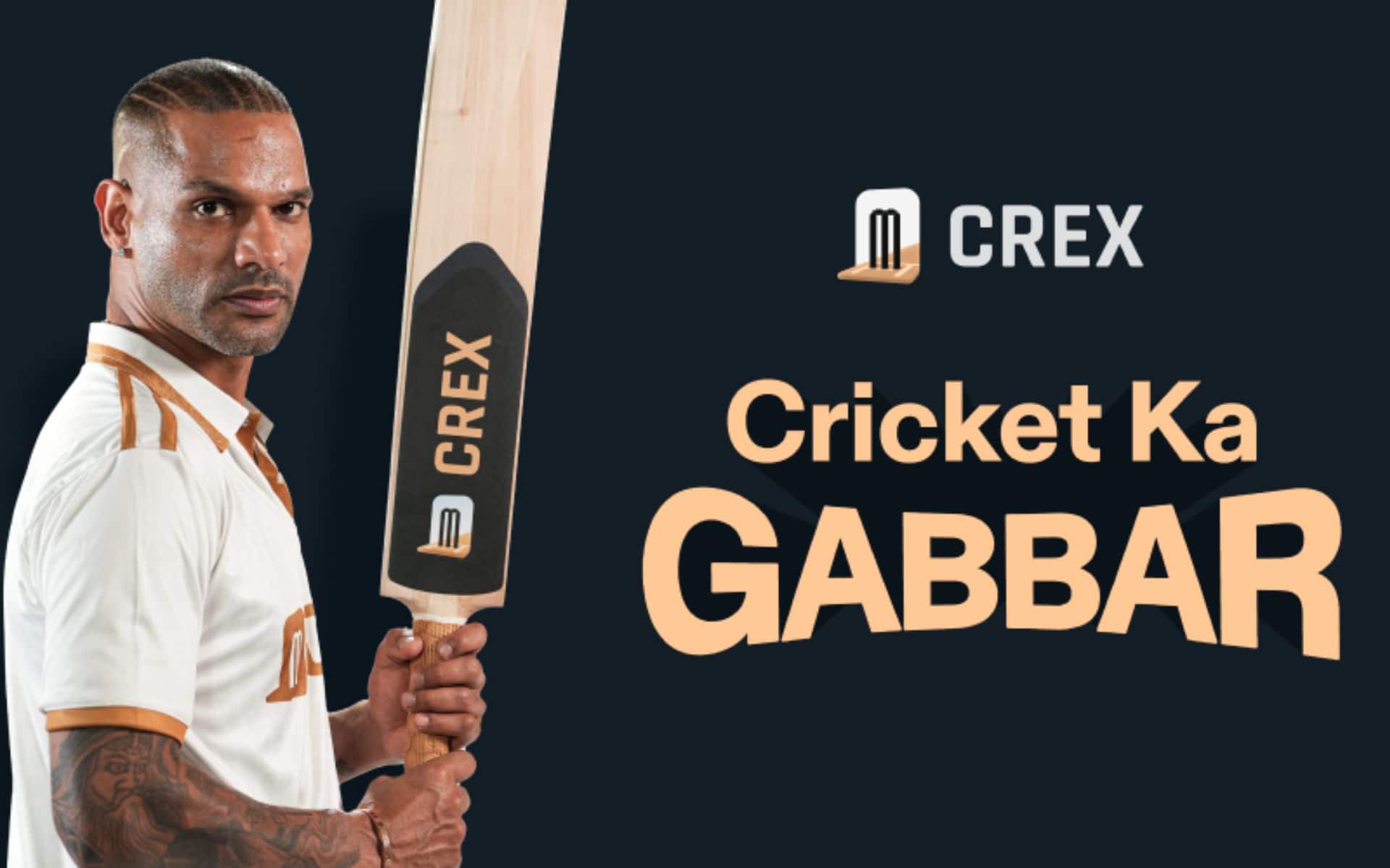 Shikhar Dhawan has been signed by Crex (OneCricket)