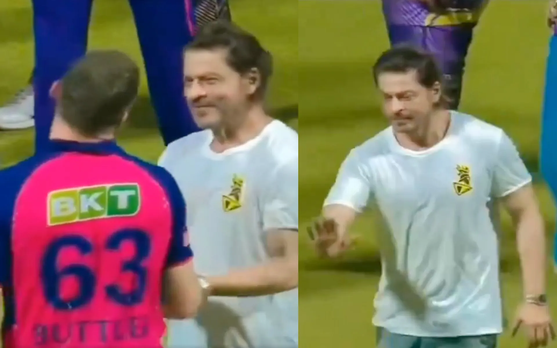 Shahrukh Khan hugs Jos Buttler after his century against KKR (x.com)