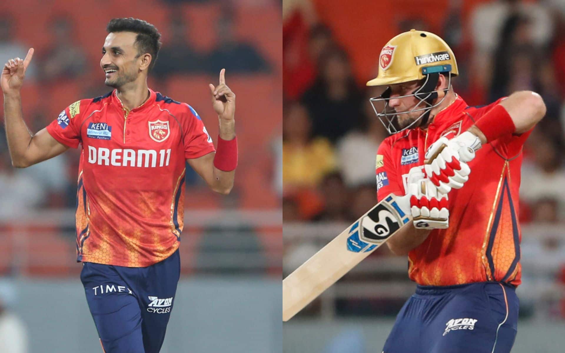 Harshal Patel and Liam Livingstone could be important for PBKS in this game [AP Photos]