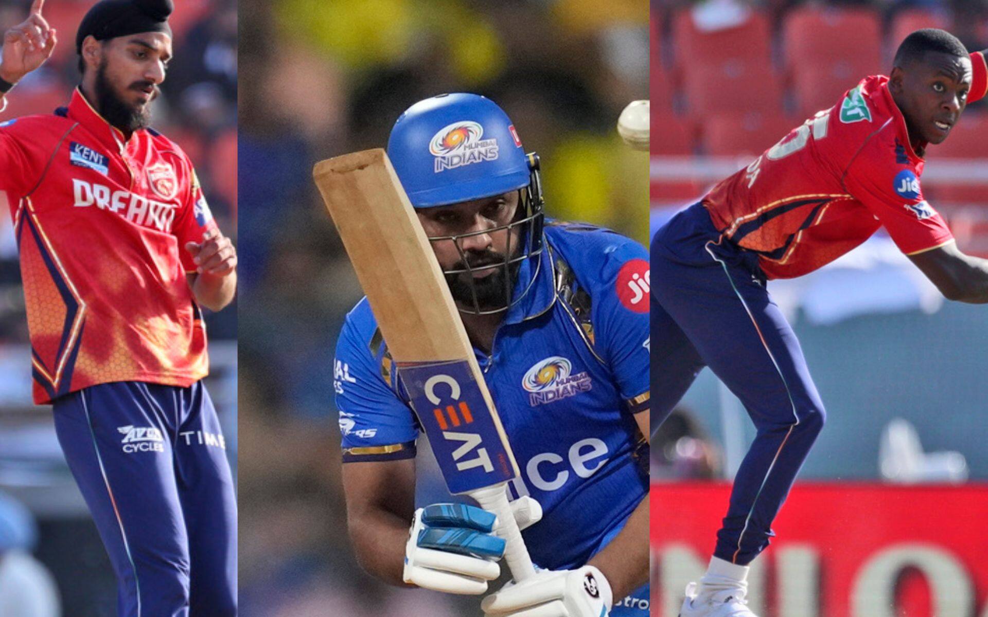 Arshdeeep, Rohit and Rabada will be crucial in determining the fate of the match [AP Photos]