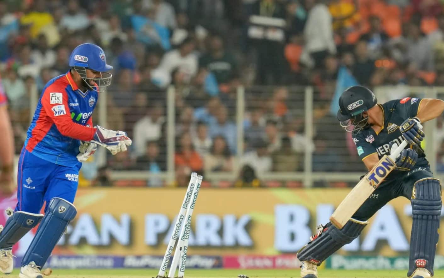 Rishabh Pant claimed two catches and two stumpings against Gujarat Titans (BCCI)