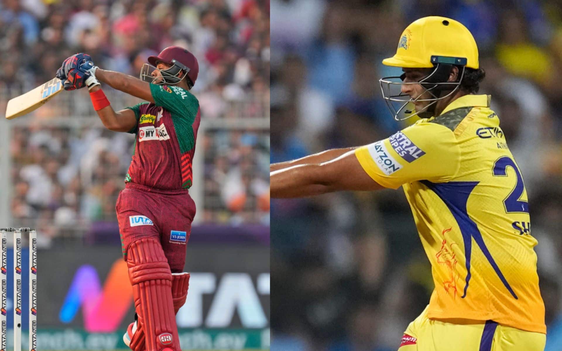 Nicholas Pooran and Shivam Dube will be crucial for their teams in IPL 2024 [AP Photos]