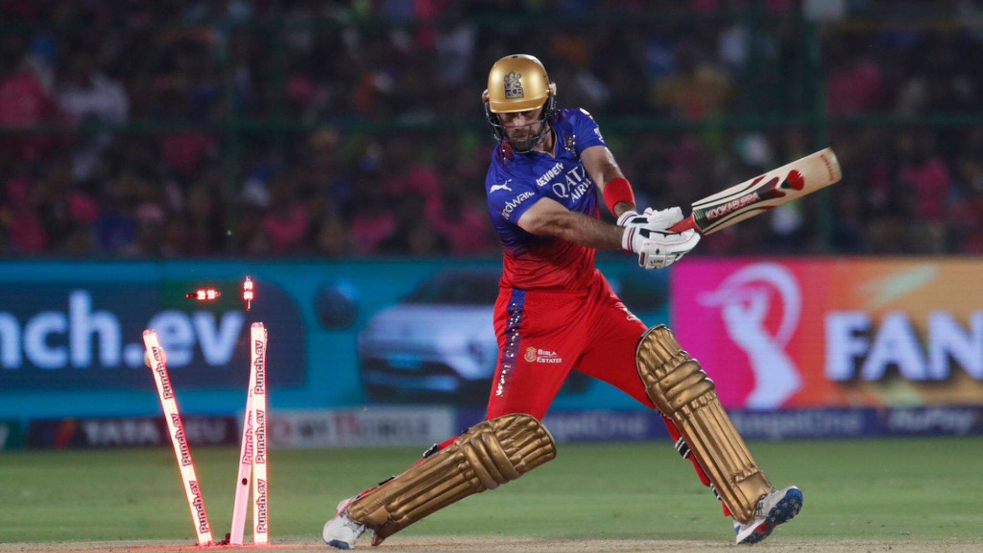 Maxwell will likely be out of RCB vs KKR [AP]