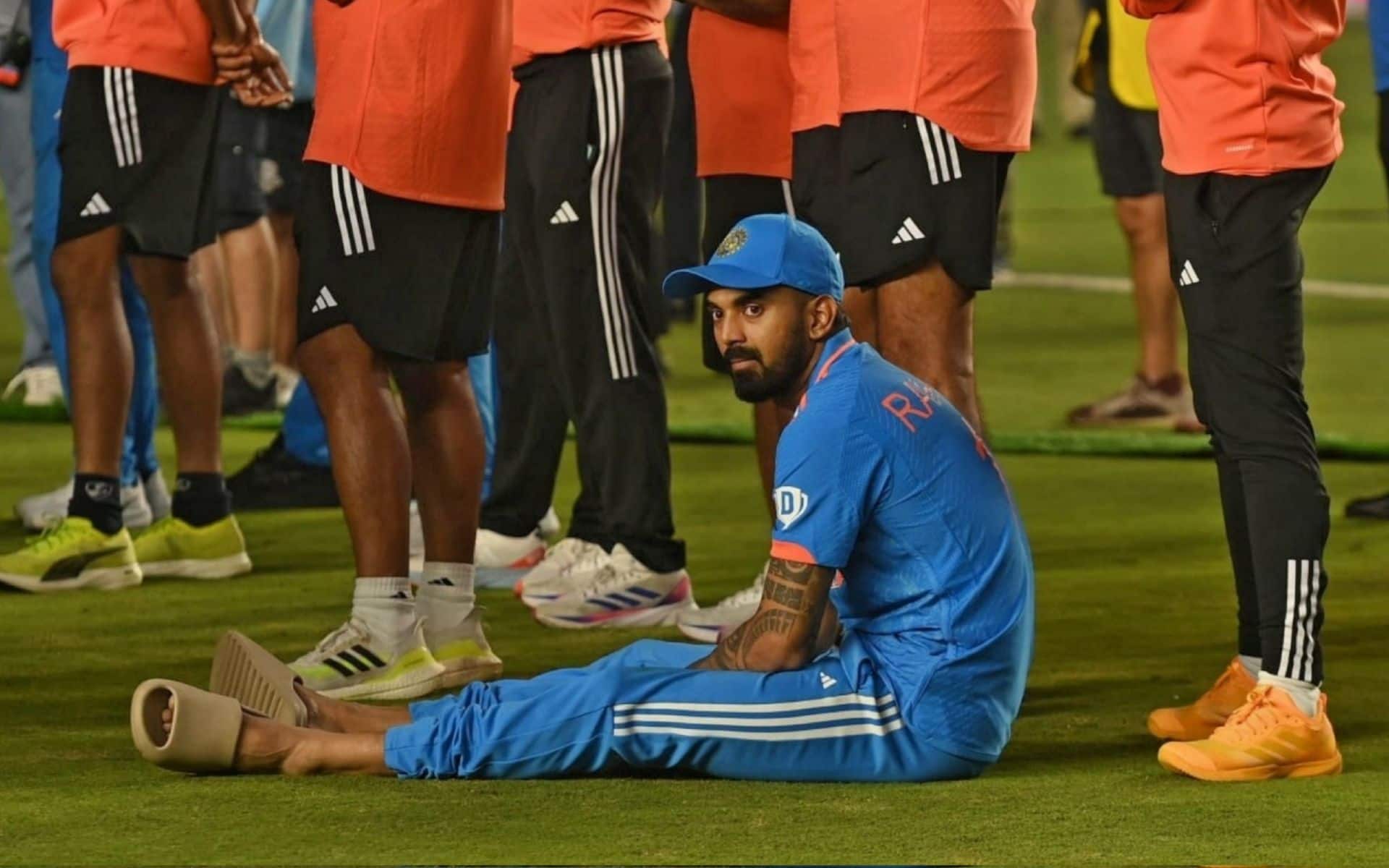 KL Rahul gutted after India's ODI WC finals loss to Australia (X.com)