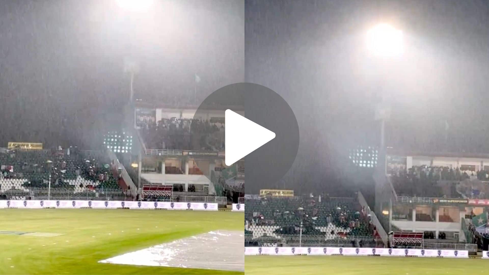 [Watch] PAK vs NZ 1st T20I To Be Abandoned Due To Rain? Rawalpindi Weather Update