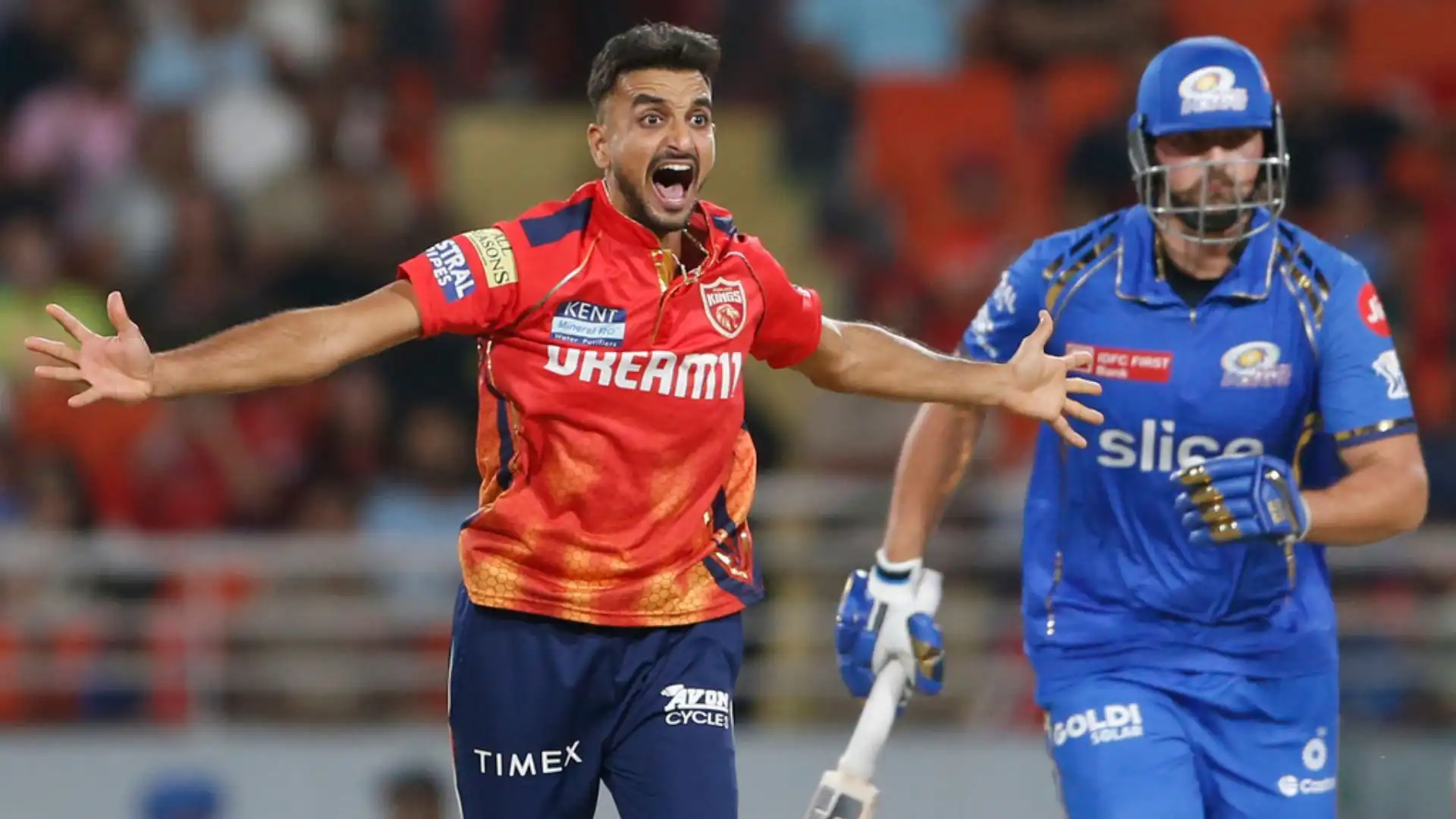 Harshal Patel was impressive vs MI [AP]