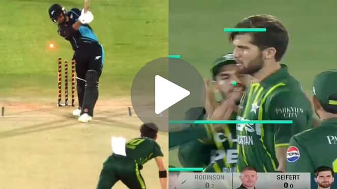 [Watch] Shaheen Afridi's Killer In-swinger Uproots Tim Robinson's Middle Stump