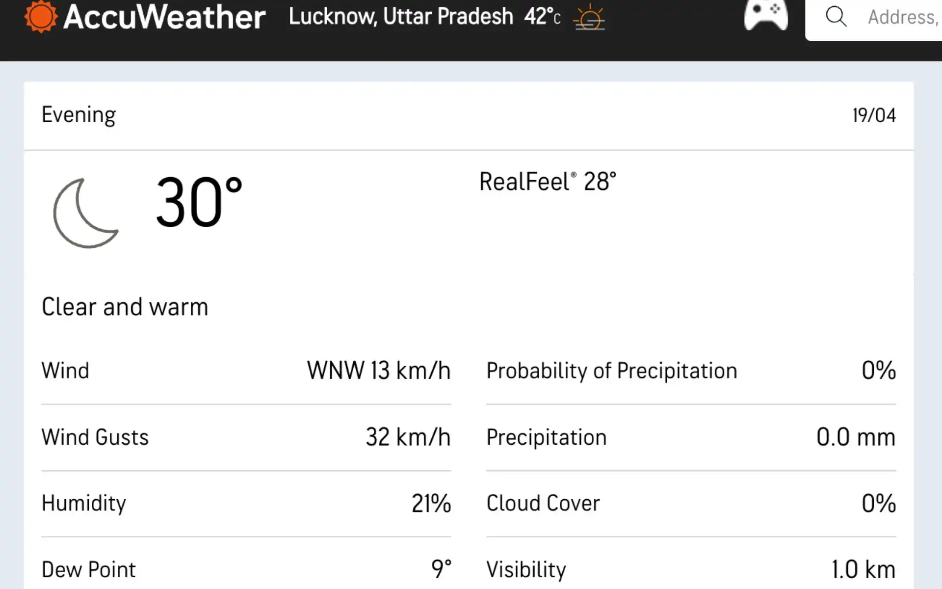 (Source - Accuweather.com)