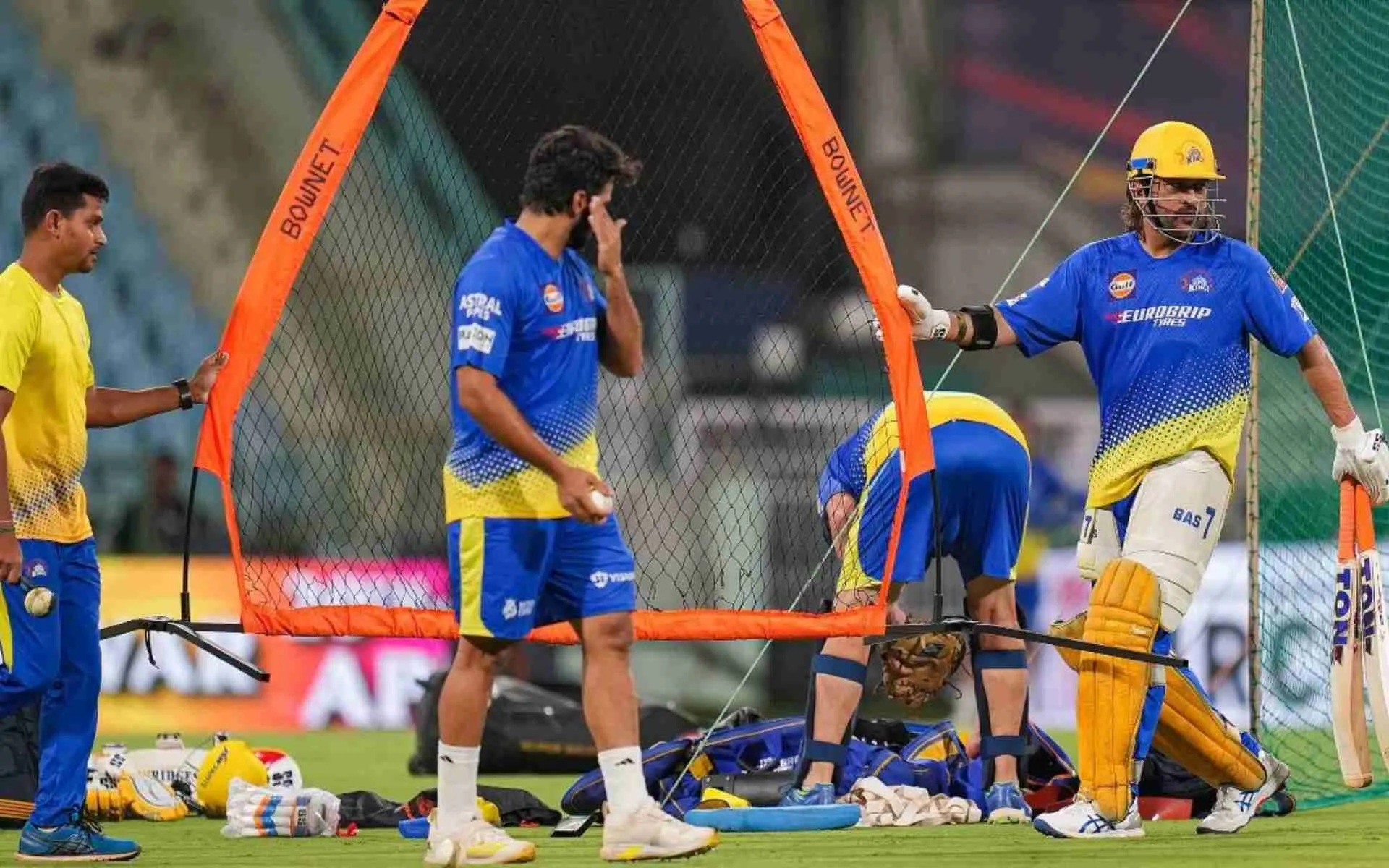 CSK players in training (X.com)