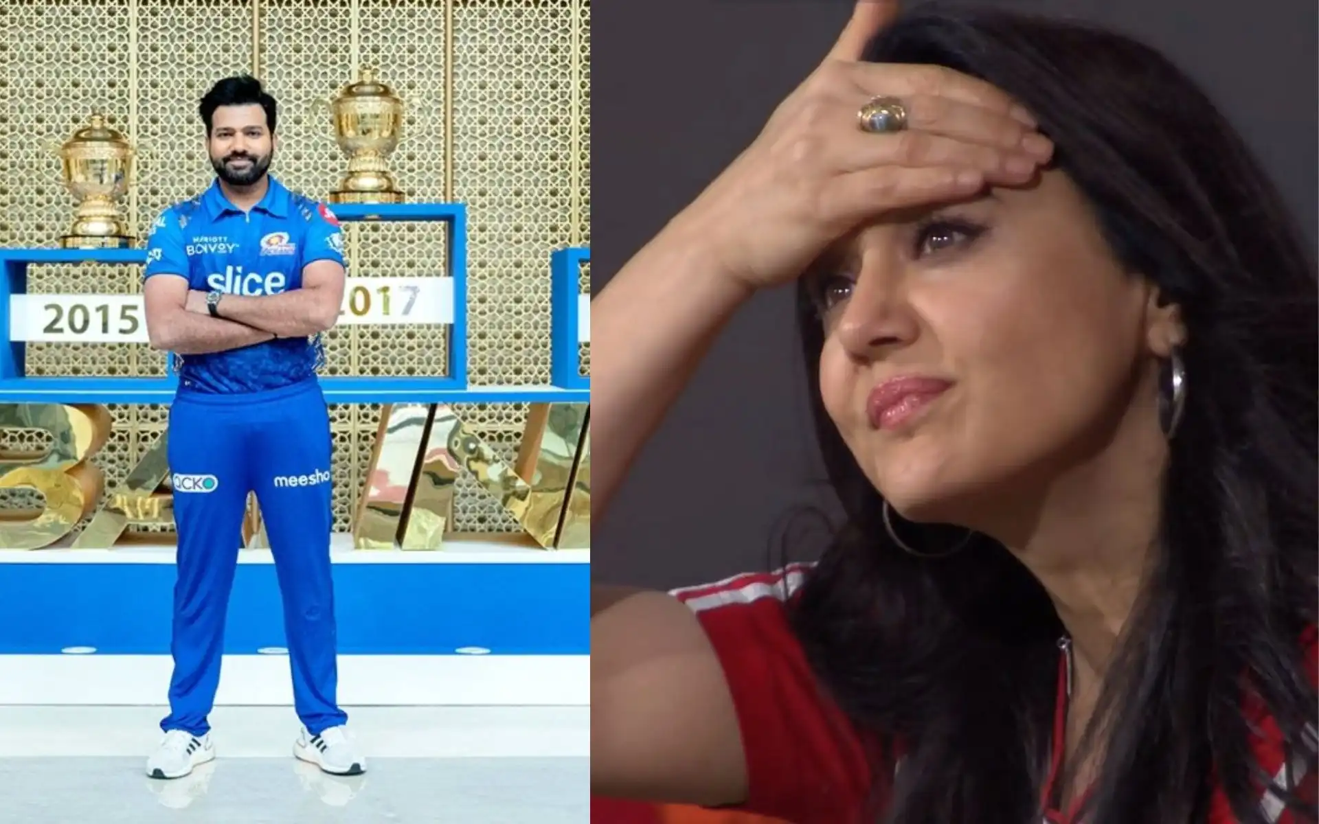 Preity Zinta exposes fake news mentioning Rohit Sharma (X.com)