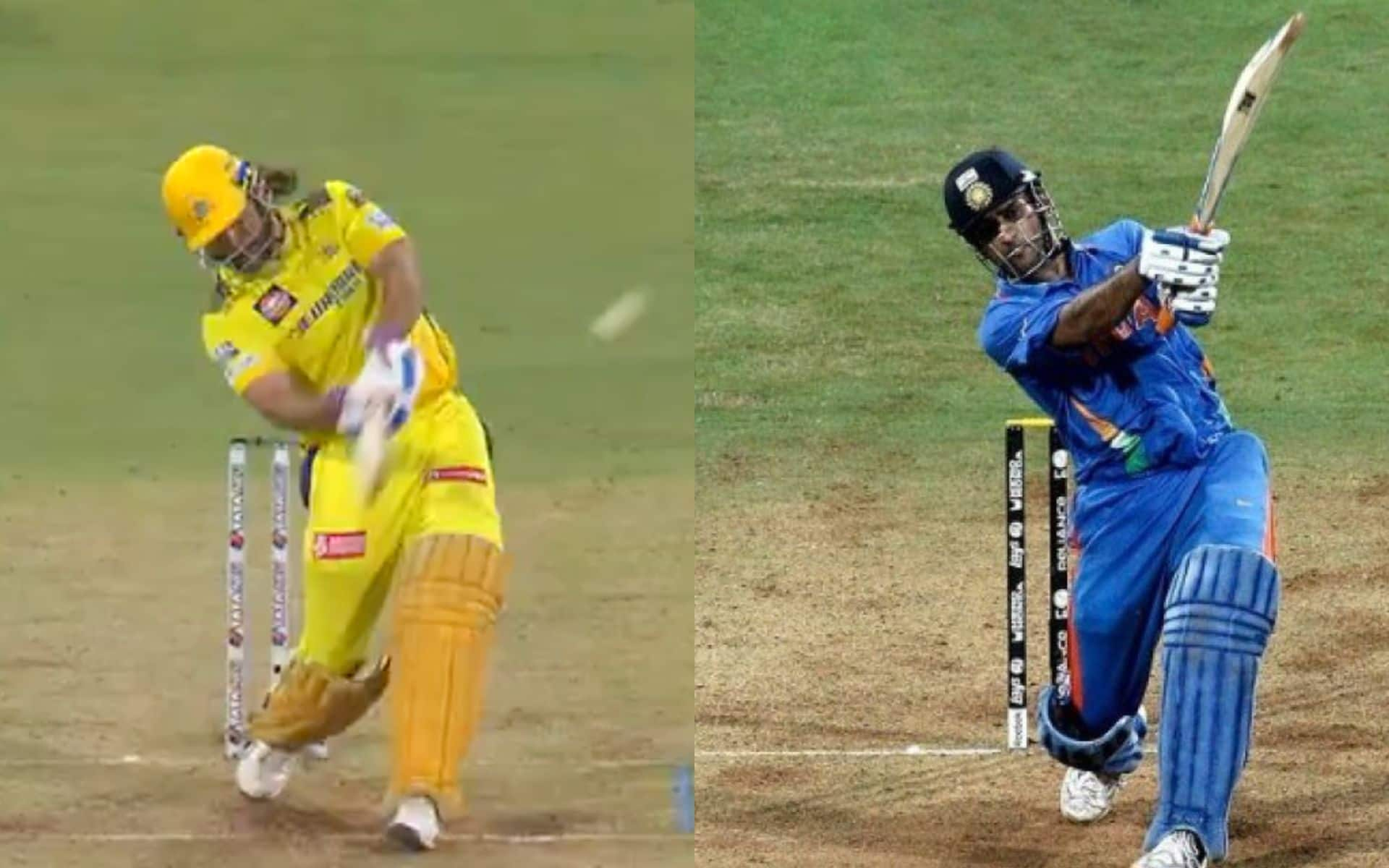 Watch Vintage Dhoni Recreates Iconic World Cup Final Winning Six With His 101m Hit Vs Lsg 4281