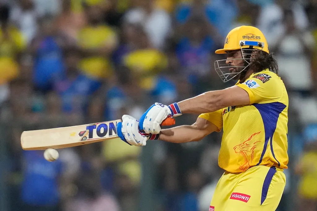 MS Dhoni cameo against LSG (AP)