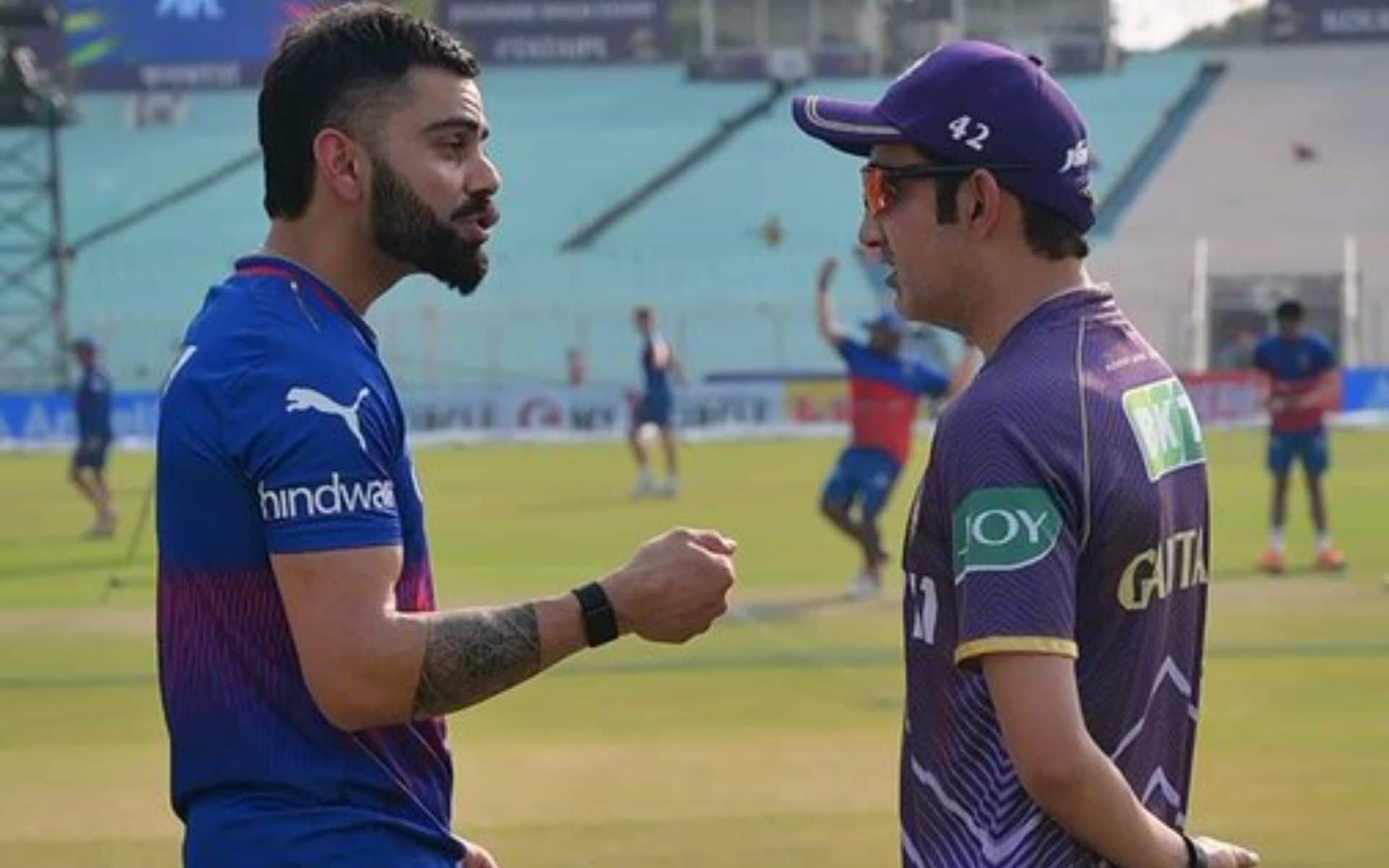 Virat Kohli in conversation with Gautam Gambhir (X.com)