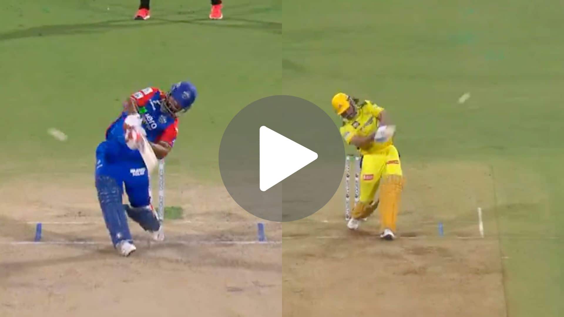 [Watch] Rishabh Pant Turns 'Left-Handed' MS Dhoni As He Hits A Gigantic Six' Off Nitish Reddy