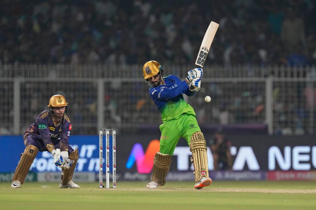 Rajat Patidar during KKR vs RCB (AP)