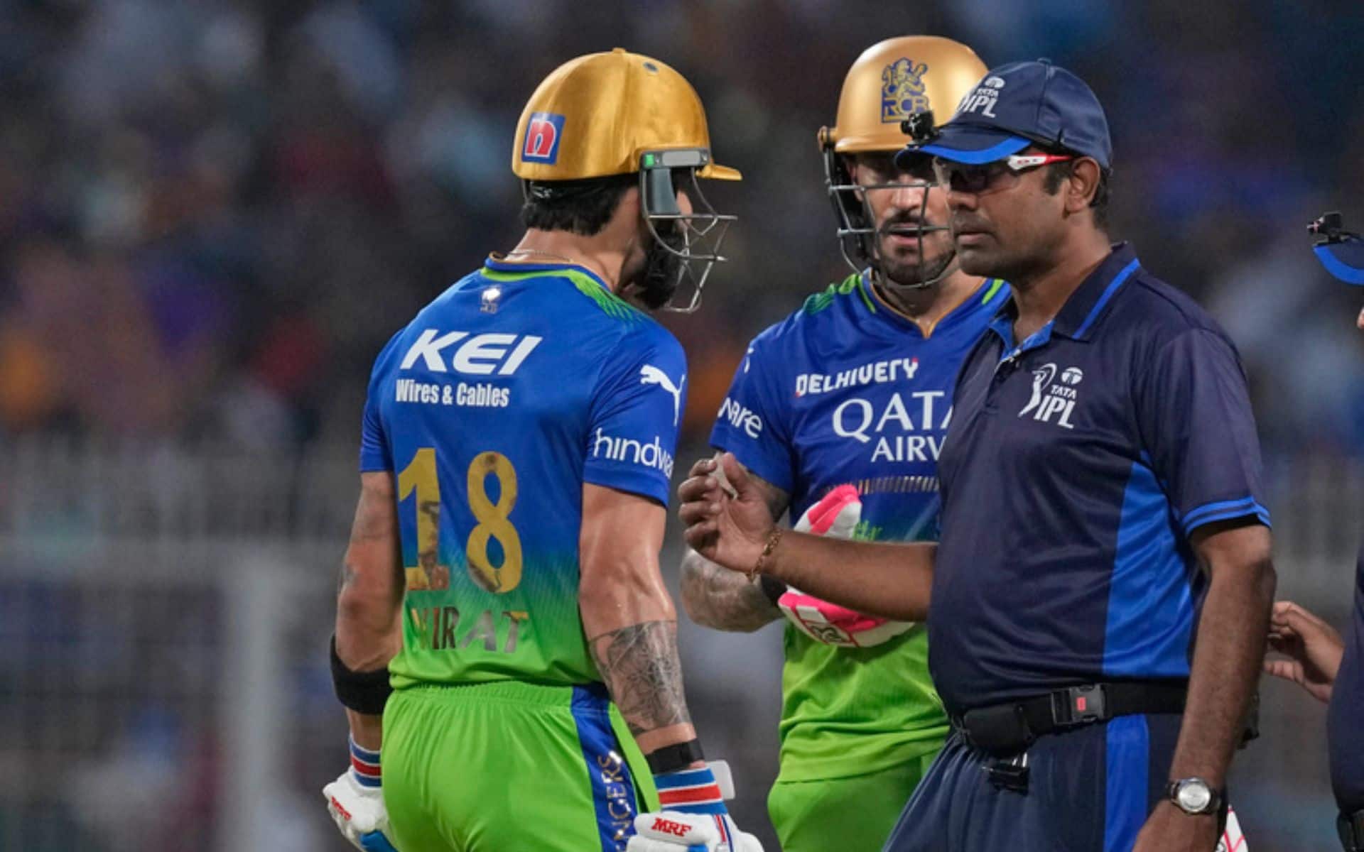 Kolhi's altercation with the umpire (AP Photo)