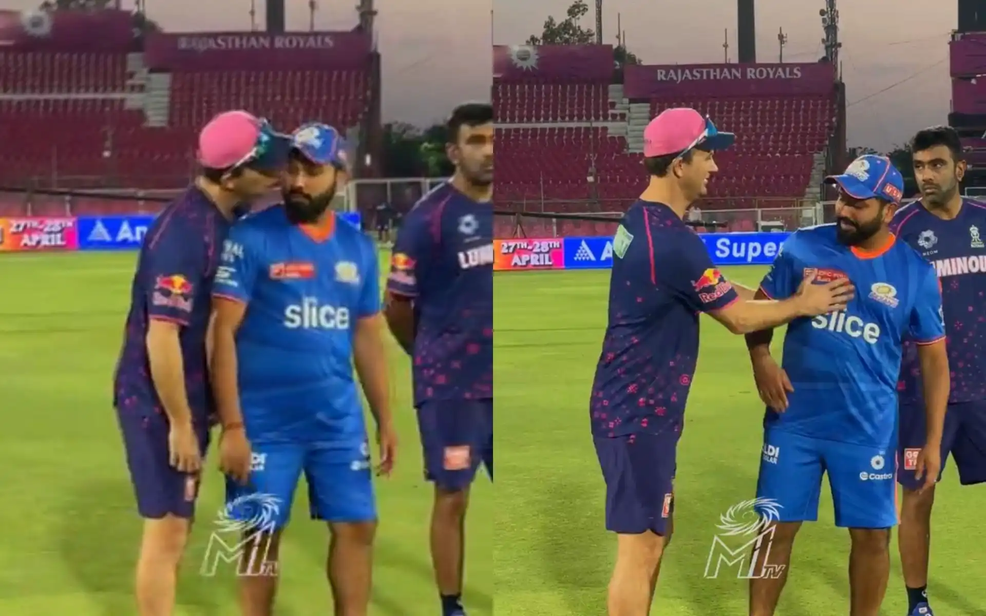 Rohit Sharma & Bond sharing a wholesome moment (x.com)