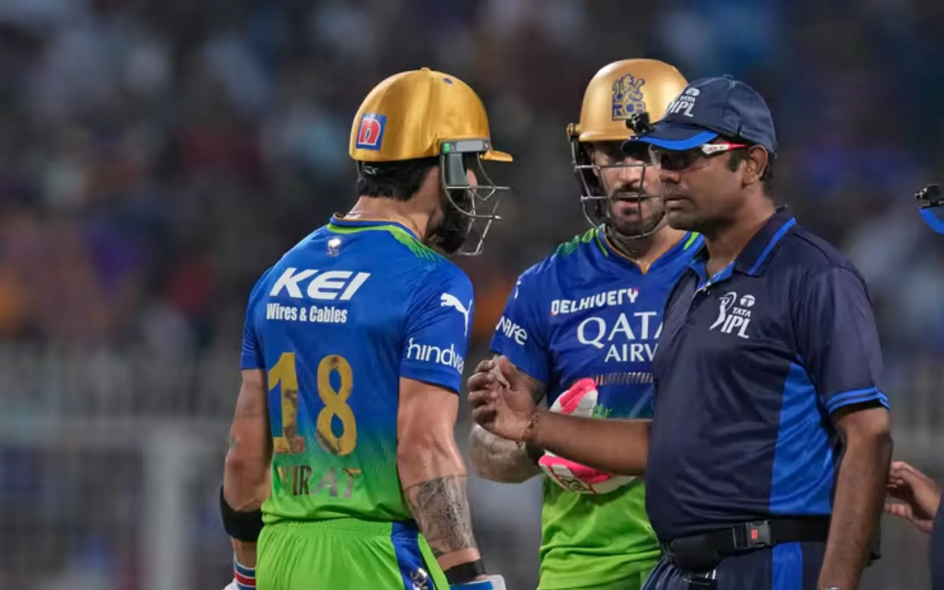 Kohli was controversially given out [AP Photo]