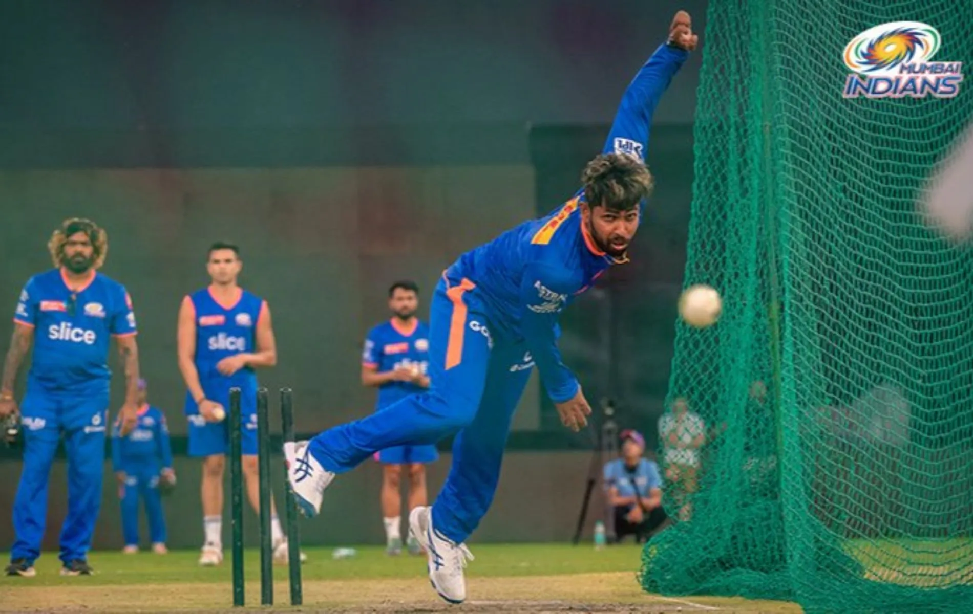 Thushara plays his first game for MI vs RR (X)