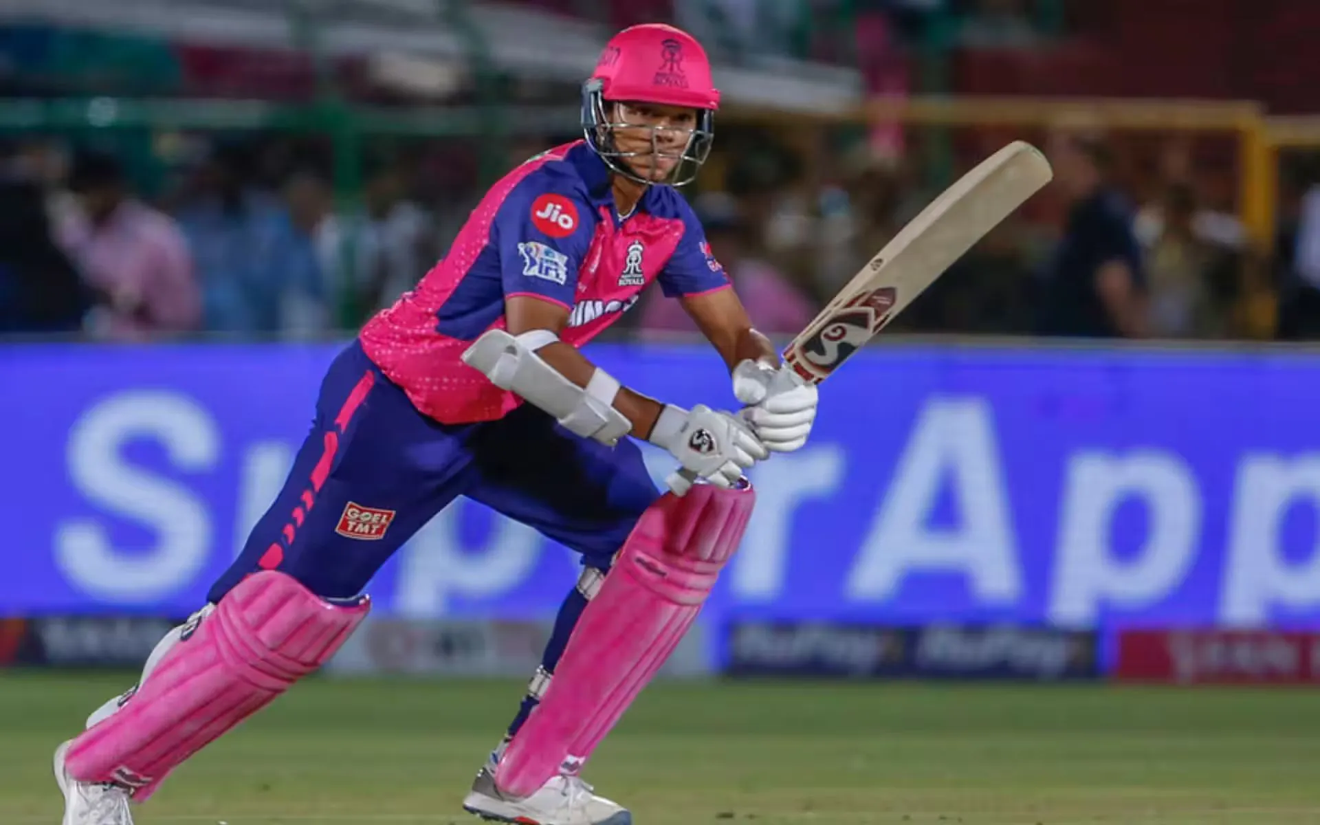 Jaiswal smashed his second IPL hundred vs MI. (X.com)