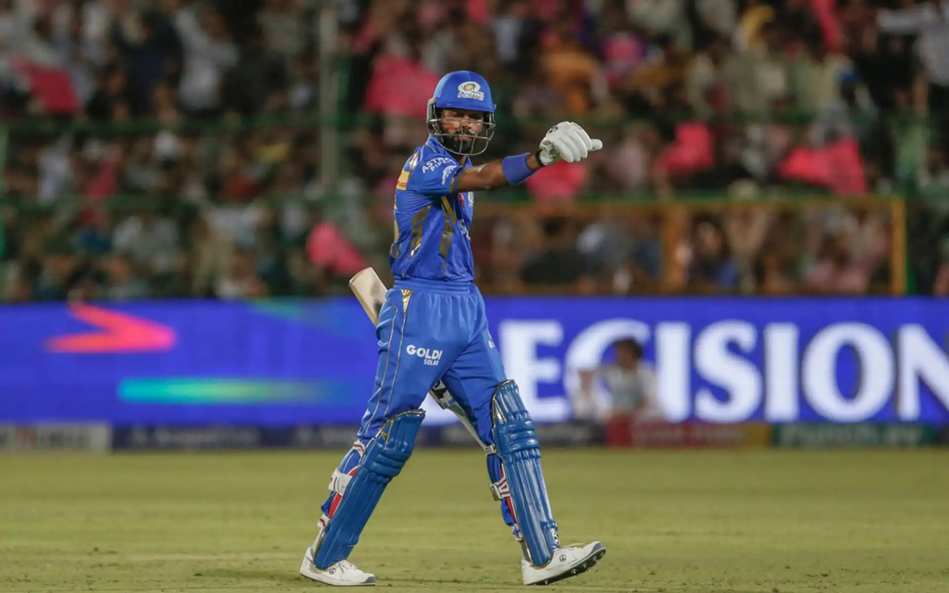 Hardik Pandya against RR at Jaipur (X.com)