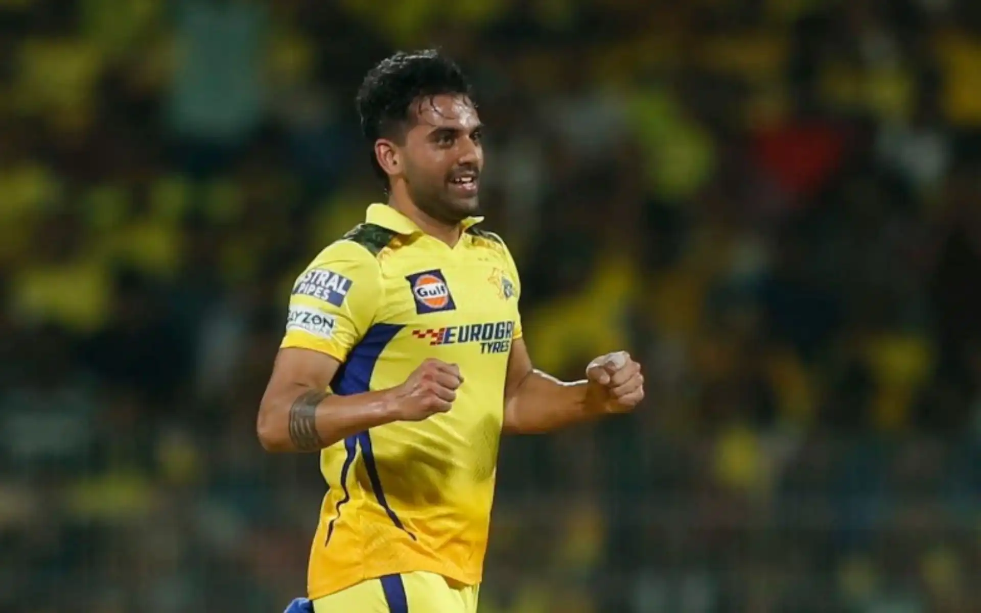 Deepak Chahar in action for CSK during IPL 2024 (AP)