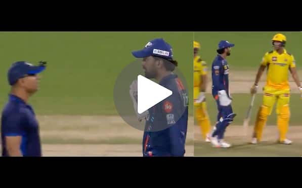 [Watch] KL Rahul 'Animatedly' Argues With Umpire; Sledges Shivam Dube In CSK Vs LSG