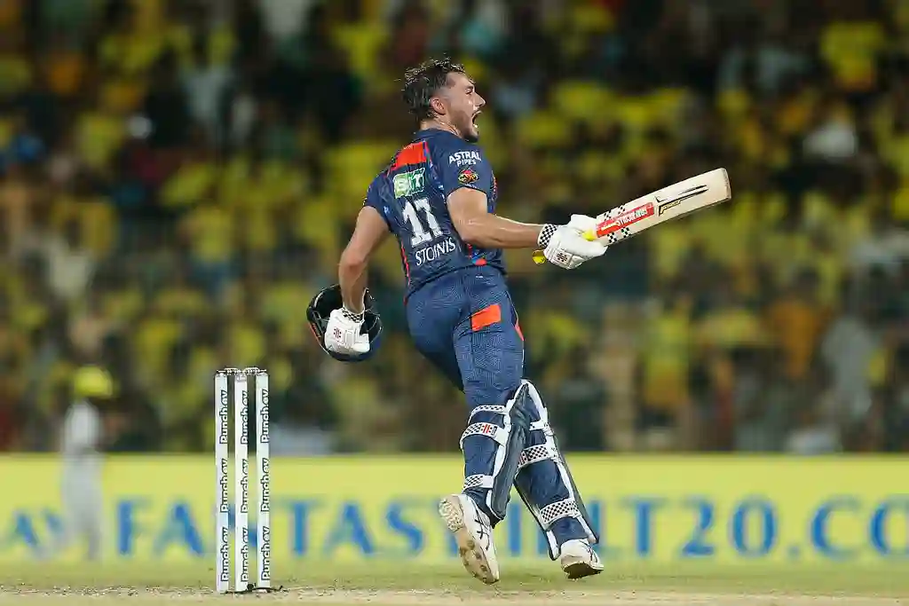 Stoinis scored a stunning hundred Vs CSK [AP]
